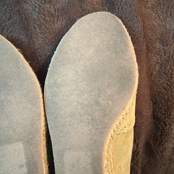 JACK ROGERS Palmer Wedge Gold Metallic Sz 6.5 - Picture 11 of 14